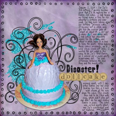 Disaster Doll Cake!