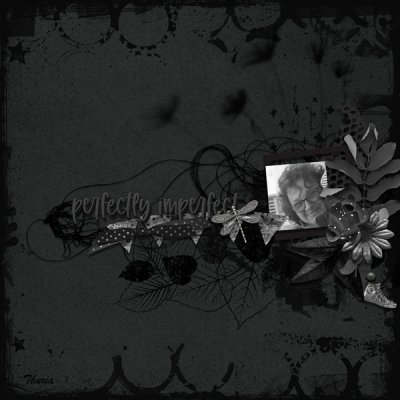 2023 09 - This & That - Option 12a - Monochromatic black page