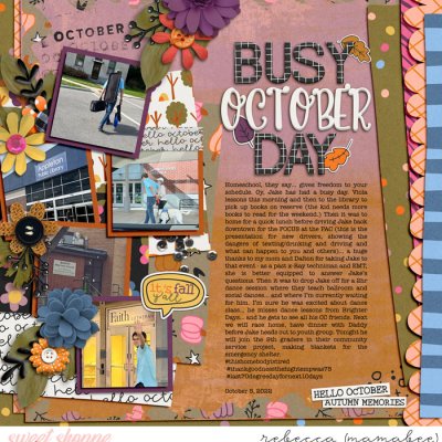 Busy October Day