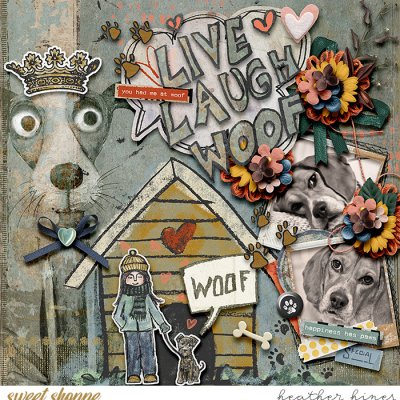 Live Laugh Woof