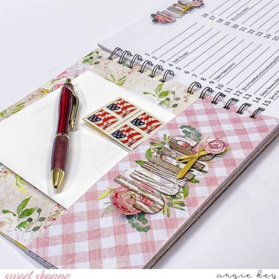 June Spread - Homestead Style Date & Card Keeper