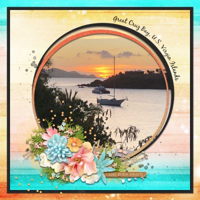 St. John - Great Cruz Bay Sunset