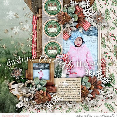 dashing through the snow
