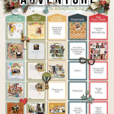 Choose Your Own Adventure in Scrapbooking: January 2024