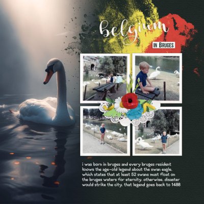 Grow up with the legend of the swans of Bruges