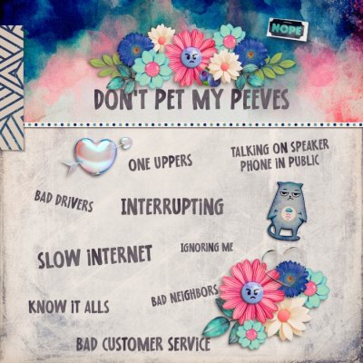 Don't Pet My peeves