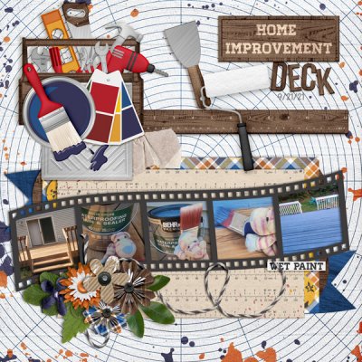 PGAD 2-25 - Filmstrip Story Challenge - Deck Makeover