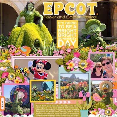Epcot in Springtime