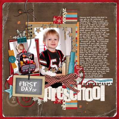 First Day of Preschool