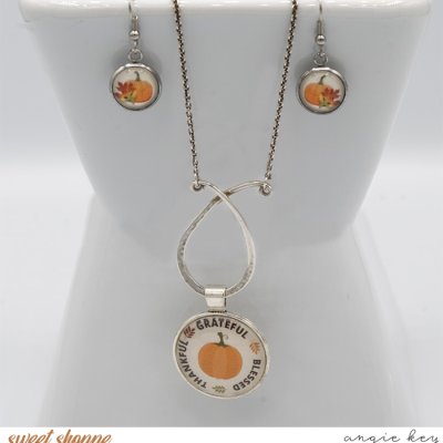 Fall Necklace & Earrings