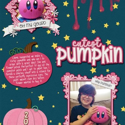 October album - Kirby pumpkin