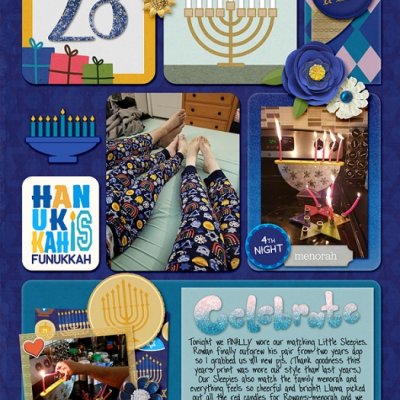 December album - fourth night of Hanukkah