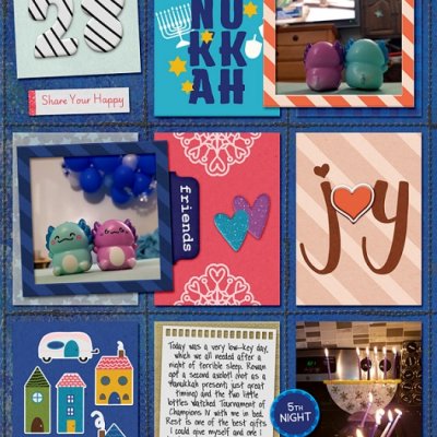 December album - fifth night of Hanukkah