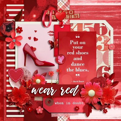 When in doubt, wear red!