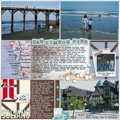 1980 Road Trip San Simeon Pier and Solvang