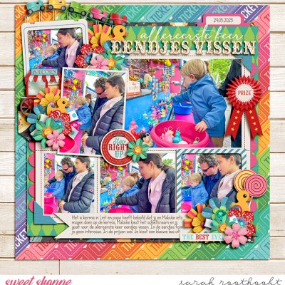 Eerste keer eendjes vissen