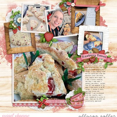 Strawberry Scones