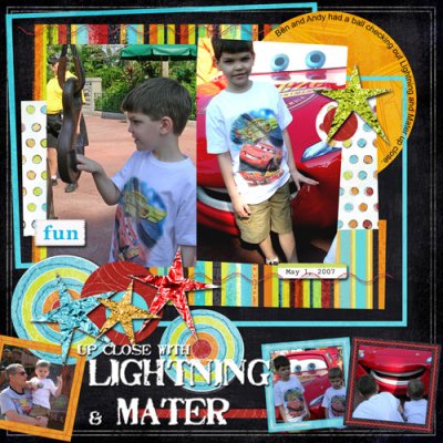 Up Close with Lightning and Mater
