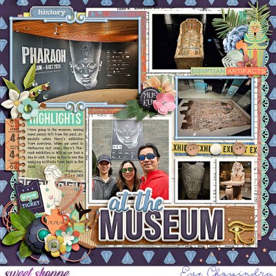 at the museum