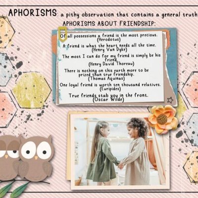 Aphorisms About Friendship