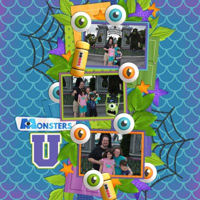 Monsters U at the Studios