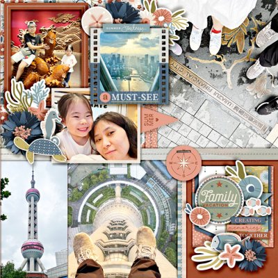 Shanghai Aquarium and Oriental Pearl Tower - RHS