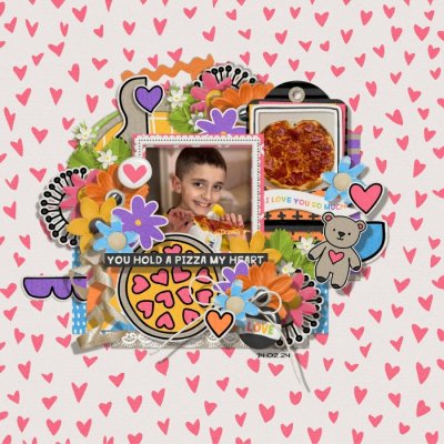You hold a pizza my heart