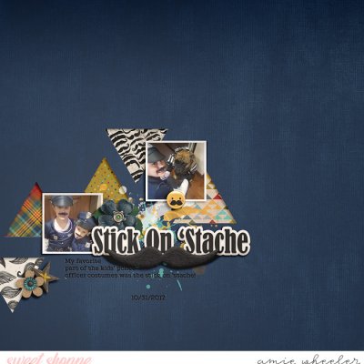 Stick on 'stache