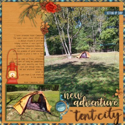 New Adventure in Tent City