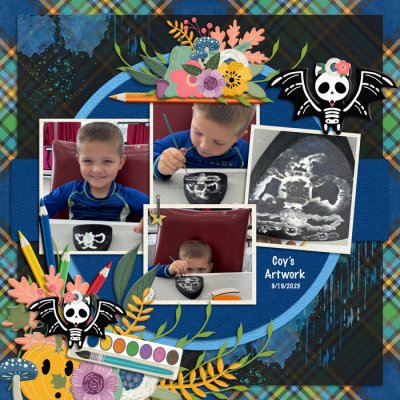 Feeling Bootiful Skellies and Flowers by Clever Monkey Graphics