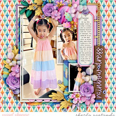 rainbow dress