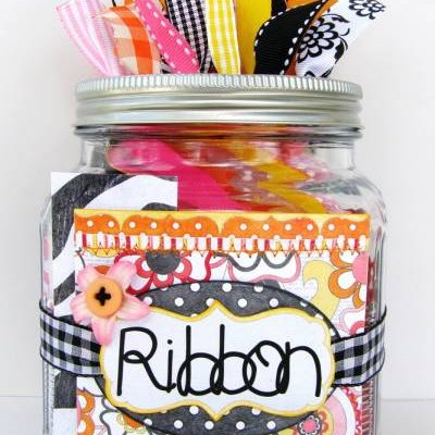 Ribbon Jar