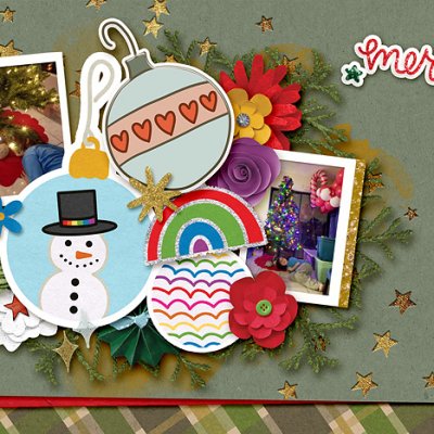 A Merry Moment card - Merry