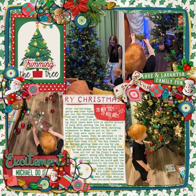 Michael Trims the Tree