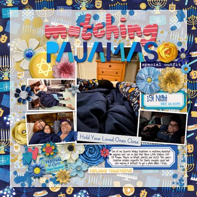 December 2025 - Hanukkah pajamas