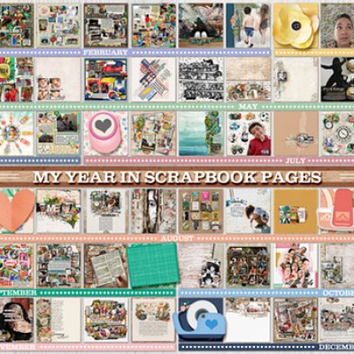 My Year in Scrapbook Pages