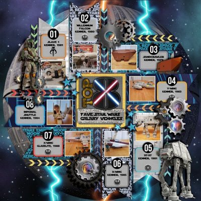 Top 8 Fave Star Wars Galaxy Vehicles