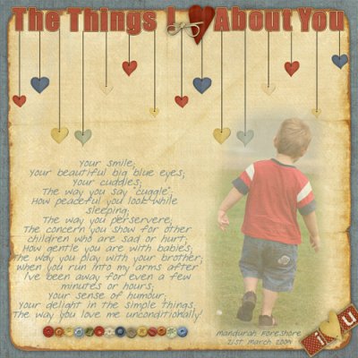 The Things I Love About you Kieran