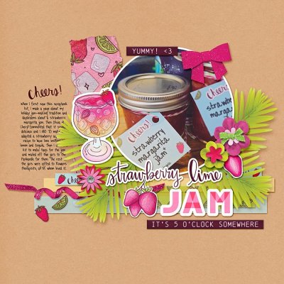 strawberry lime jam