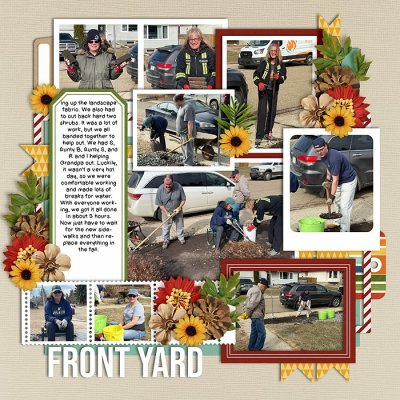 Preparing the Front Yard (right)
