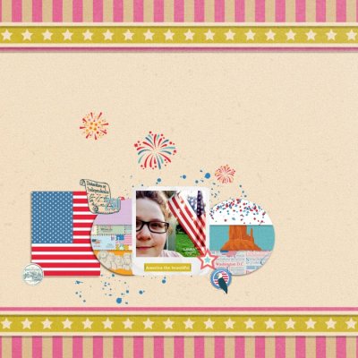 Laura Rogers Summer Scrap-a-thon Independence Day