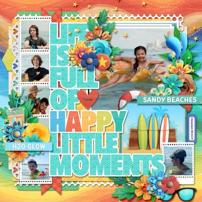 Happy Moments at the Beach