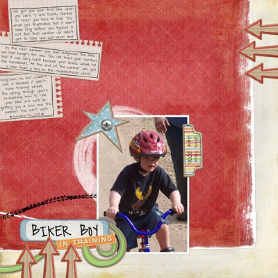 Biker Boy In Training