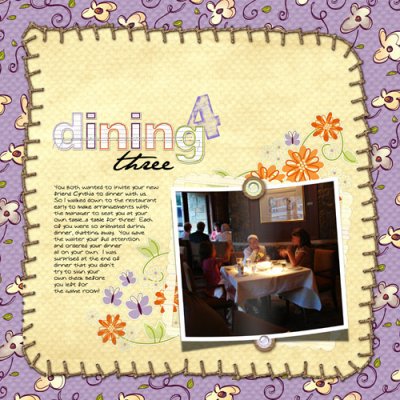 Dining for Three