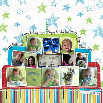 { 1st Birthday }  Collage