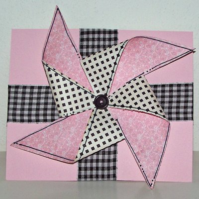 Pinwheel Card--May Hybrid Challenge