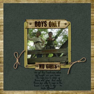 boys only no girls