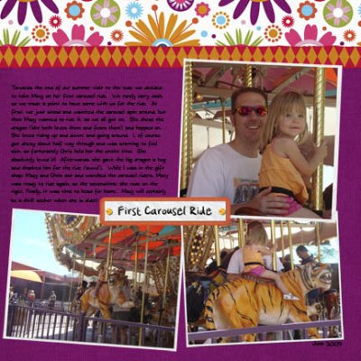First Carousel Ride