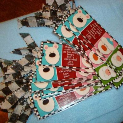 Christmas bookmark
