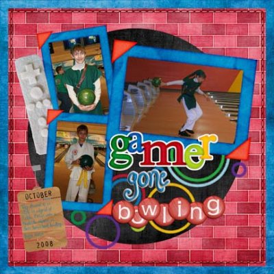 Gamer gone bowling